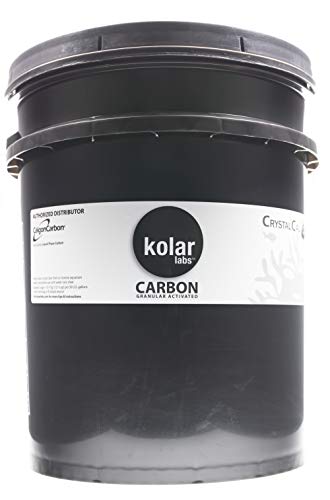 Kolar Labs crystal cal Activated carbon - 5 gallon Activated charcoal for Aquariums and Fish Tanks