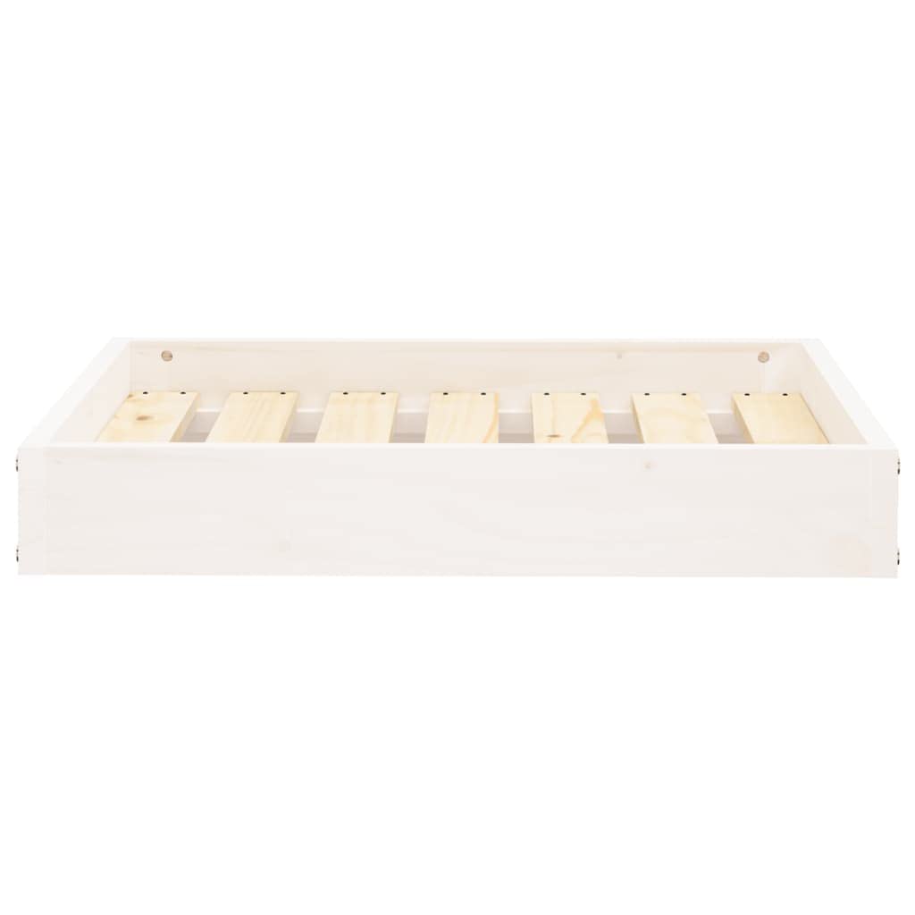 Vidaxl Solid Pinewood Dog Bed - Comfortable, Sturdy, And Rustic Look - Ideal Resting Spot For Your Pet - 24.2'X19.3'X3.5' Size