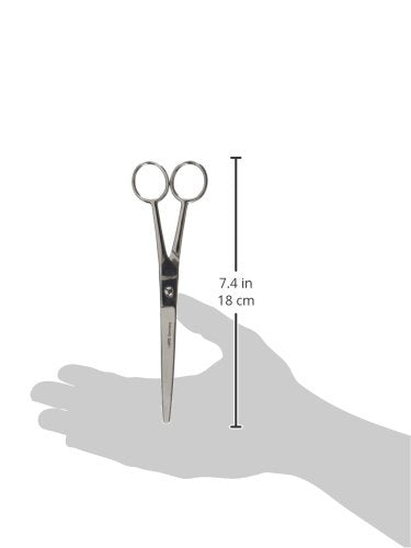 Mars Professional Stainless Steel Grooming Shears, Filipino Style, 8 Inch Length