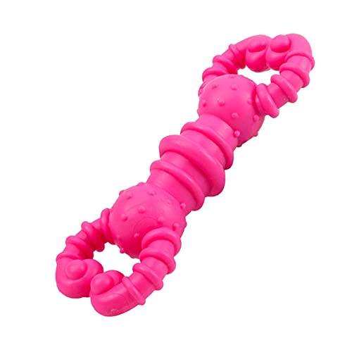 Gojira/ Pets Shrimp Shaped NonToxic Bite Resistant Rubber Chew Toy For Puppy/Cat/Small Dog  (Color May Vary)