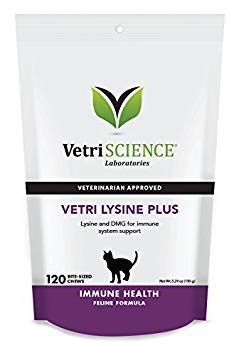 VETRISCIENCE Laboratories - Vetri Lysine Plus, 120 Bite Sized Chews, 3 Pack