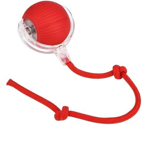 Petlicious & More Interactive Cat Toy For Indoor Cats Smart Silicone Rolling Ball With Tail, Obstacle Avoidance And Motion Activ