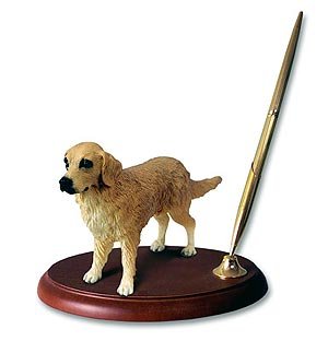 Conversation Concepts Golden Retriever Pen Holder