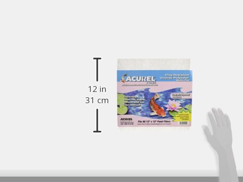 Acurel Coarse Polyester Media Pad, 12-Inch By 12-Inch