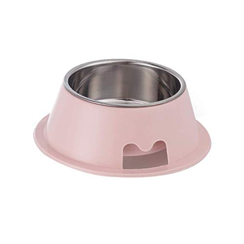 Emily Pets Stainless Steel Bowl Plastic Pet Bowl Candy Color Green Material Non  Toxic Safety Dog Bowl (Green) Round Plastic, S