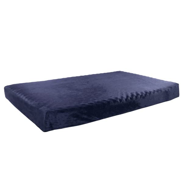 Memory Foam Dog Bed ? 2-Layer Orthopedic Dog Bed with Machine Washable Cover - 46 x 27 Dog Bed for Large Dogs up to 95lbs by PET