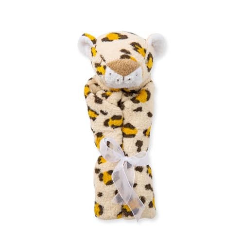 Angel Dear Leopard Print Blankie, 1 Count, Cashmere Material, Model 1149b