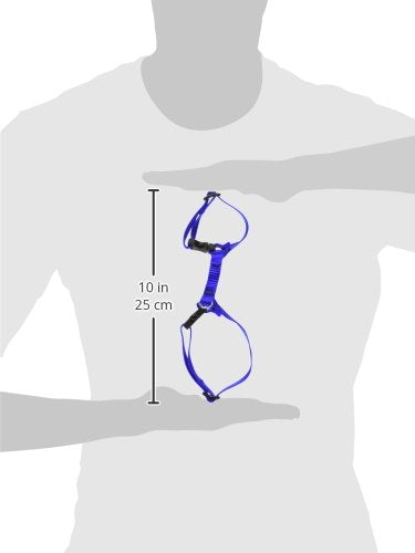LupinePet Basics 1/2 Blue 9-14 H-style Harness for Small Pets