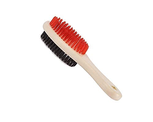 Pet Guard Wooden Dog Brush, Double Side Grooming & Shedding Comb, Large