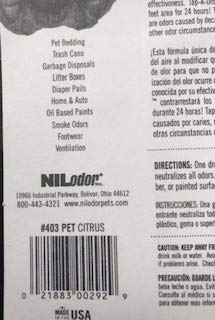 Nilodor Tap A Drop Citrus