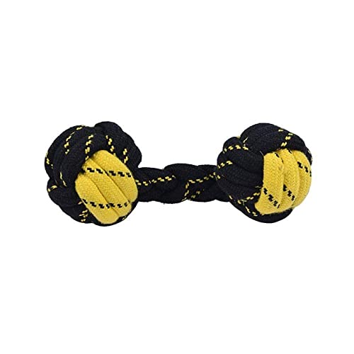 Psk Pet Mart Knotted Rope Dog Toy | Dumbbell Shaped Toy For Dogs | Chew Toy For Teething Puppy & Adult Dog | Dog Rope Toy(Color 