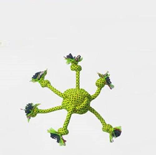 Dogista Durable Crazy Ball Small Knotted Cotton Rope Toys For Teeth Cleaning And Chewing, Small & Medium Dog/Cat/Puppy