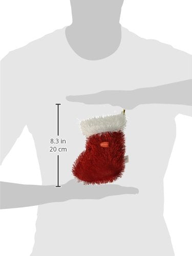 Zanies Holiday Fuzzle Stocking Dog Toys, 7