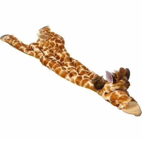 Spot Mini Skinneeez Stuffless Dog Toy With Squeaker | Plush Tug Of War Giraffe Squeak Toy For Small And Large Dog Breeds | Interactive Dog Toy | Small