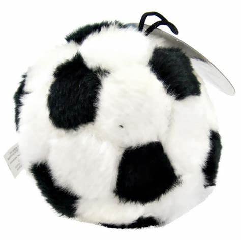 Ethical Plush Soccer Ball Dog Toy, 4-1/2-Inch