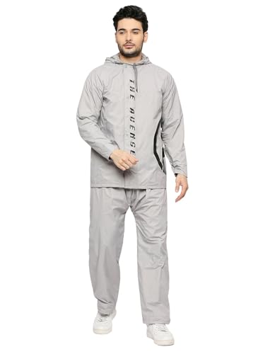 Citizen Polyester Avengers Reversible Casual Style Raincoat For Men With Waterproof Pant, Inbuilt Hood & Carry Bag Durable & Lig