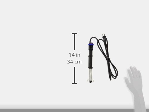 Eheim 200W Jager Aquarium Heater, 16-Inch, Black - Model 207091, Durable Design