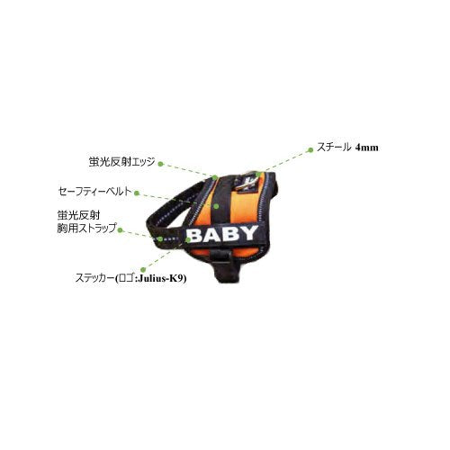 K9 Powerharness, Size: Baby 1, Kiwi
