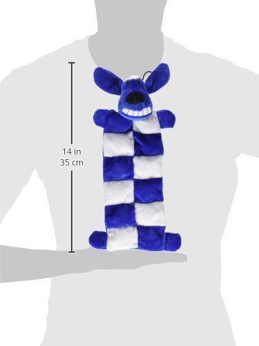 Multipet Loofa Hanukkah Squeaker Mat Dog Toy, 12-Inch