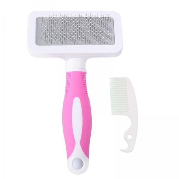 Calandis 5Xdog Brush Deshedding Long Hairs Non Slip Handle Hair Brush Undercoat Red | Brushes, Combs & Rakes | Grooming | Dog Su