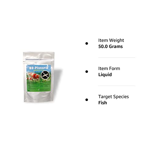 SOBAKEN Genchem No Planaria Shrimp Safe Killer for Planted Tanks - Effective Hydra Control by FishAquatics