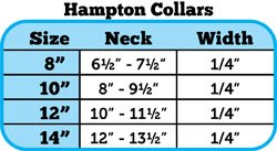 Mirage Pet Products Hampton Pet Collar, Size 14, Pink
