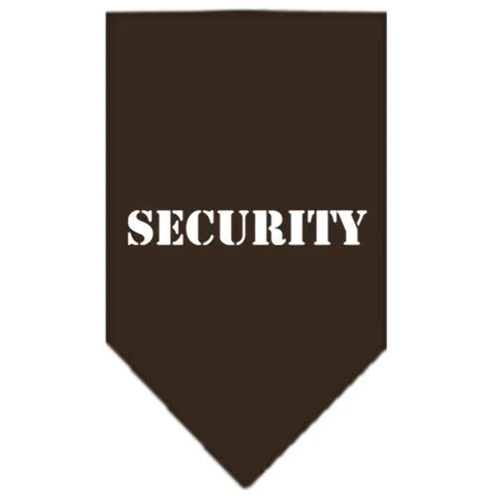 Mirage Pet Products Security Screen Print Bandana, Large, White