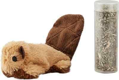 Kong Refillables Catnip Toys, Assorted 2-Pack - Plush Cat Toys With Refillable Catnip Pouch & Premium North American Catnip (Bea