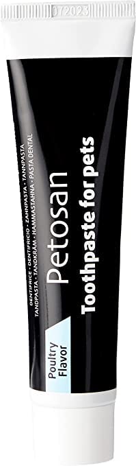 Petosan Toothpaste for Dogs, Anti-Tartar Poultry Flavor Oral Cleaner