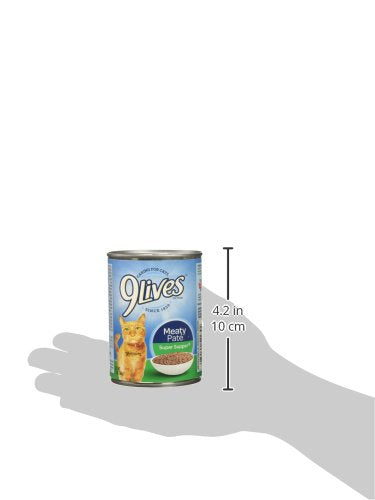 9Lives Meaty Pat   Super Supper Wet Cat Food, 13 Ounce (Pack of 12)