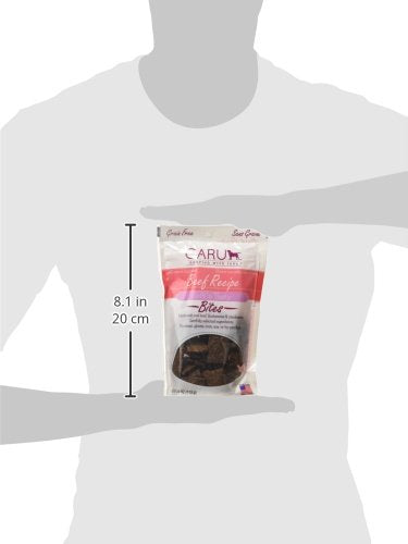 CARU - Soft n Tasty Baked Bites - Beef Bites Dog Treats - Flavorful Training Treats - 4 oz