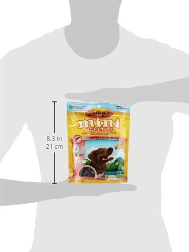 Zukes Mini Naturals Dog Training Treats for Dogs, Pet Treats made with Real Salmon, 6 oz. Resealable Pouch - 6 oz. Bag