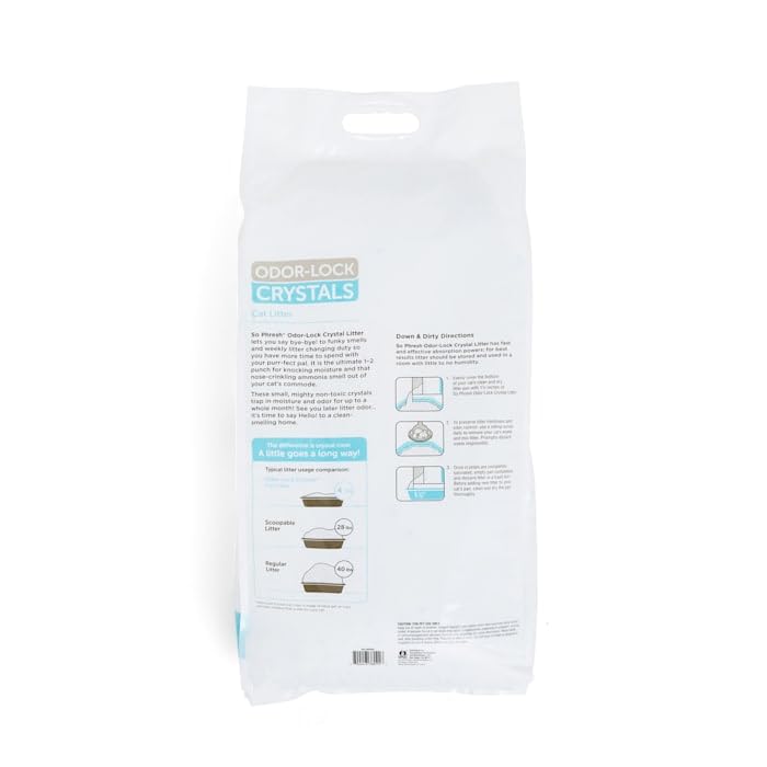 So Phresh Odor-Lock Crystal Cat Litter, 30 Lbs.