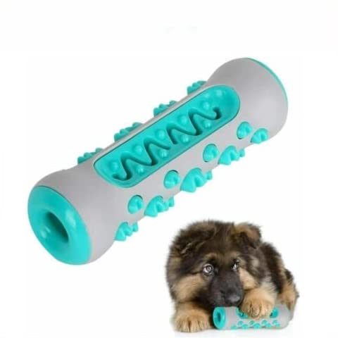 Rvpaws Dog Chewable Puppy Teething Toys Dog Dental Care Toothbrush Sawtooth Shape Dog Teeth Cleaning Toys (Multicolor)