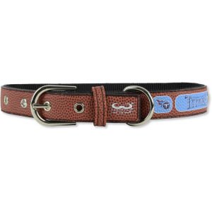 Nfl Tennessee Titans Classic Leather Football Collar, Small