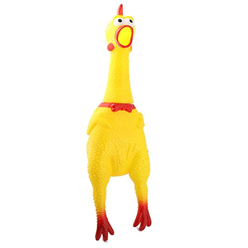 Futaba Screaming Chicken Squeak And Chew Pet Dog Toy
