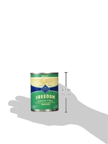 Blue Buffalo Freedom Grain-Free Wet Dog Food, Free of Glutens & Artificial Preservatives, Made with Natural Ingredients, Lamb Re