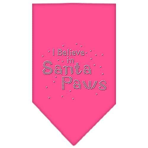 Mirage Pet Products Santa Paws Rhinestone Bandana, Large, Lime Green