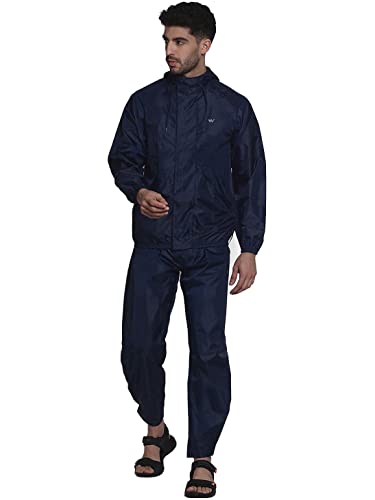 Wildcraft Polyester MenS Casual Style Solid Jacket (42359_Navy Blue_Large)