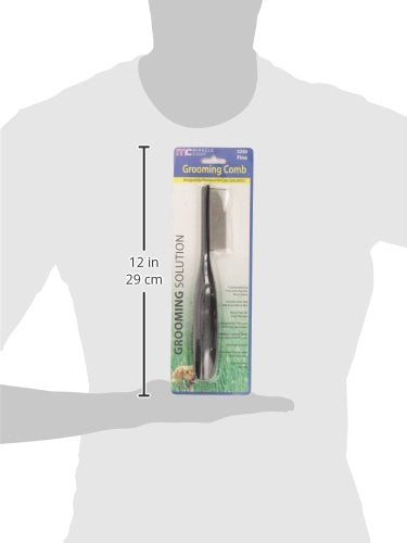 Miracle Care Fine Grooming Comb, 9" x 1.25", Black, Model 3240