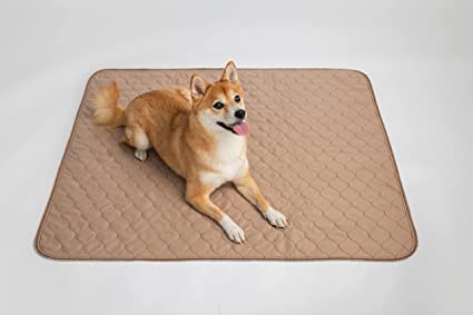 Ezwhelp Reusable Dog Pee Pads - Dogs Waterproof Training Pads - Washable & Sanitary - Rounded Corners - Laminated, Lightweight,