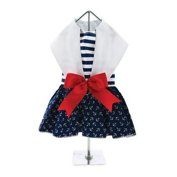 Doggie Design Nautica Dress W/Leash & D-Ring (X-Small)