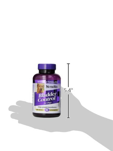 Nutri-Vet Bladder Control|Dog Bladder Control Supplement|Reduce Urinary Incontinence & Facilitate Bladder Emptying|90 Chewable T