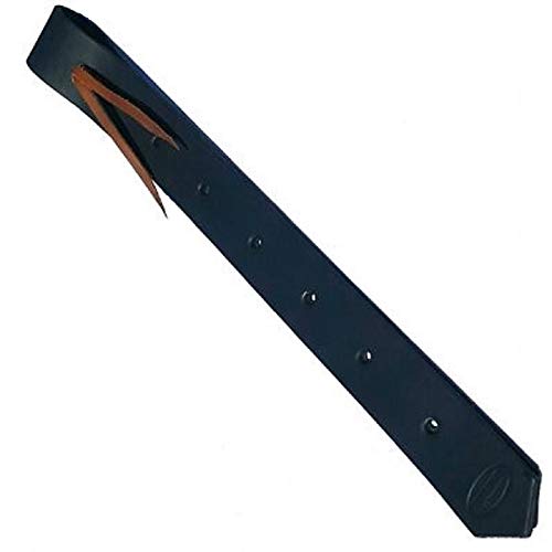 Black Leather 18 Inch Off Billet For Western Saddles