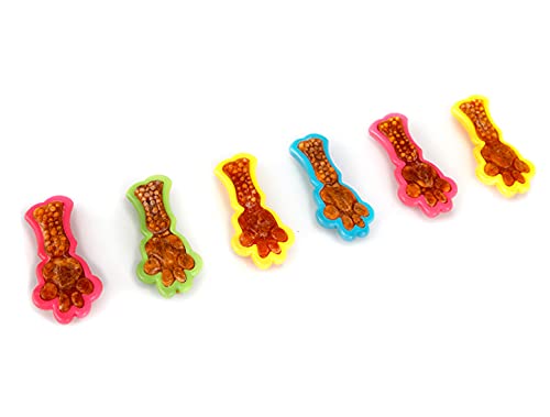 Hartz Chew 'N Clean Dental Duo Dog Treat & Chew Toy, Color Varies, Extra Small, 6 Count