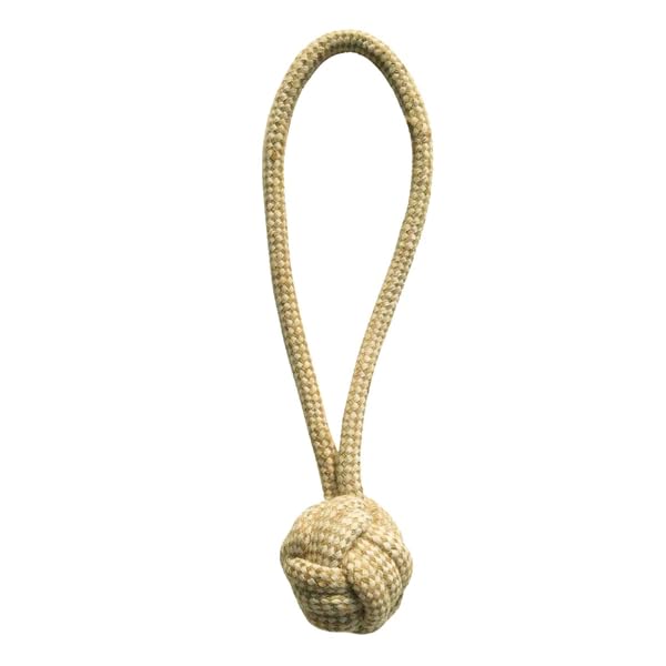 Dog Trust Dog Ball with Rope, Foam Dog Training Rope Ball Toys Suiatble for Medium to Large Breeds