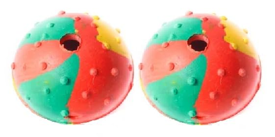 Swacch Cat Rubber Musical Ball I Chew Rubber Ball, Interactive Cat Toy Balls I Training & Play I Combo Pack