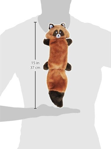 Zippypaws Zingy Racoon - Dog Toys No Stuffing, Squeaky Plush Dog Toy For Small & Medium Dogs, Interactive Puppy & Dog Chew Toys Without Stuffing For Boredom