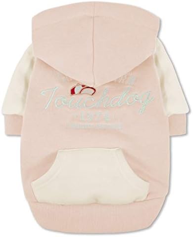 Touchdog Heritage Softcotton Fashion Dog Hoodie  Xlarge/Pink