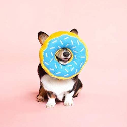 Zippypaws Jumbo Donutz Blueberry Squeak Toy
